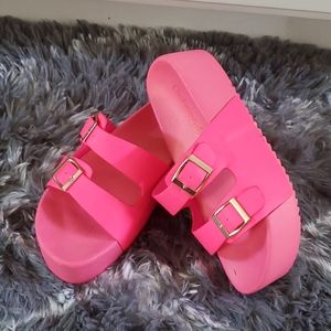 Neon Pink Platforms